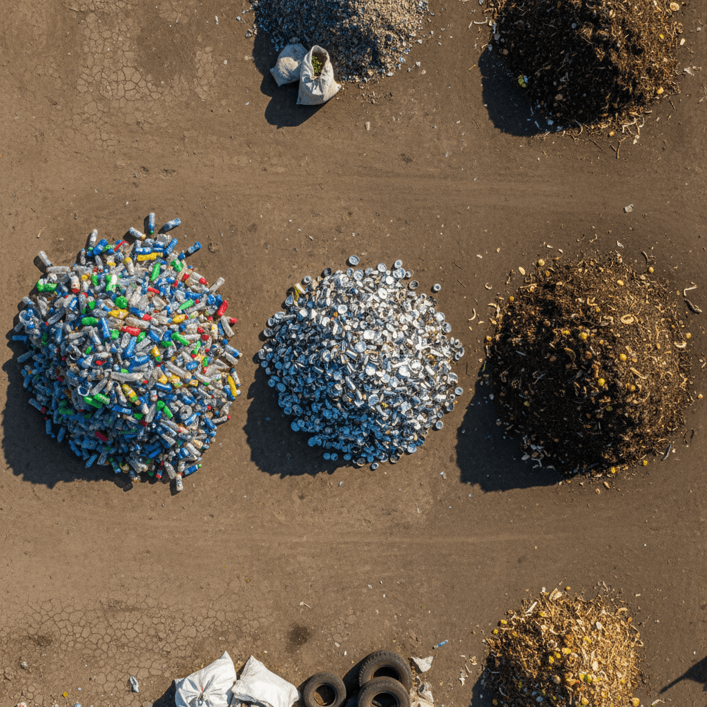 Eco-friendly waste sorting process