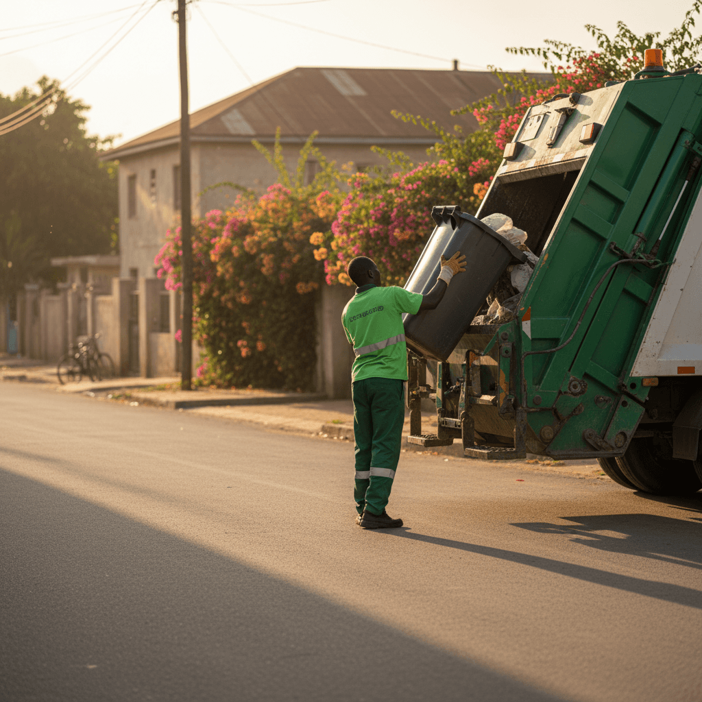 Weekly curb pickup service in Malindi